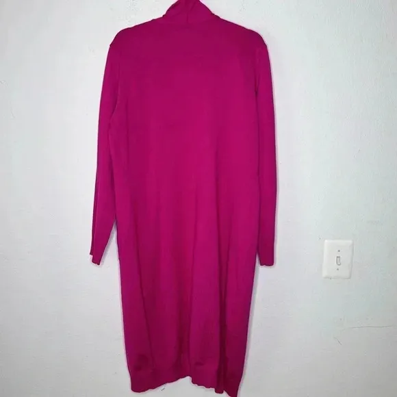 Grace Karin long open from pink cardigan in XL