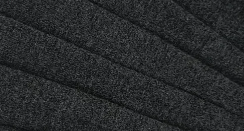 gray knitted pleated skirt