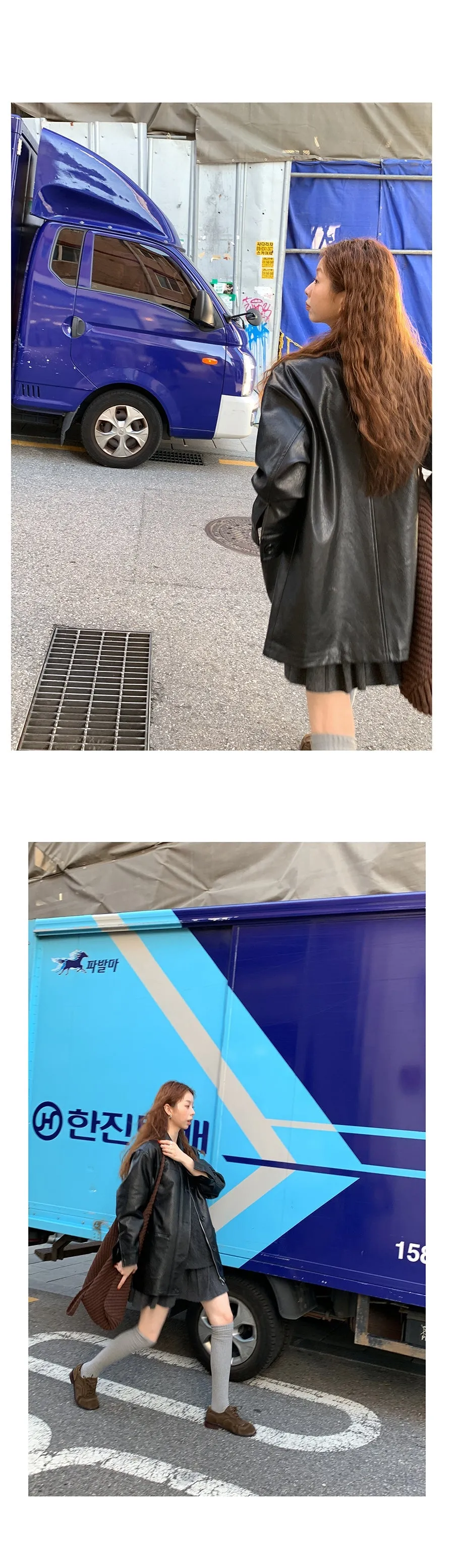 gray knitted pleated skirt