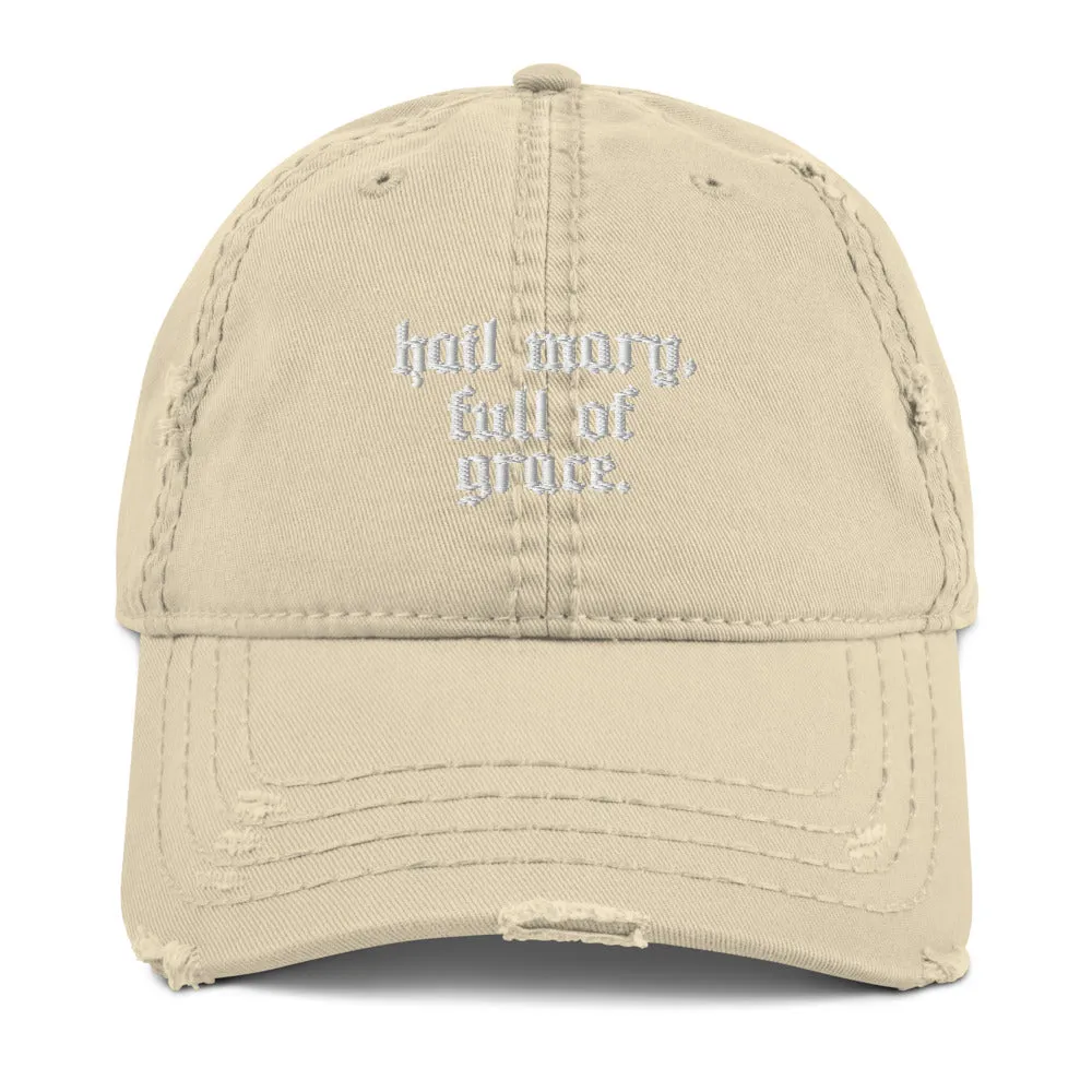 Hail Mary, Distressed Dad Hat