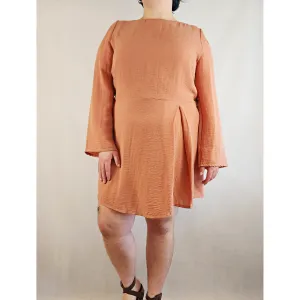 Hana Tajima x Uniqlo peach long sleeve dress size XL (best fits size 14)