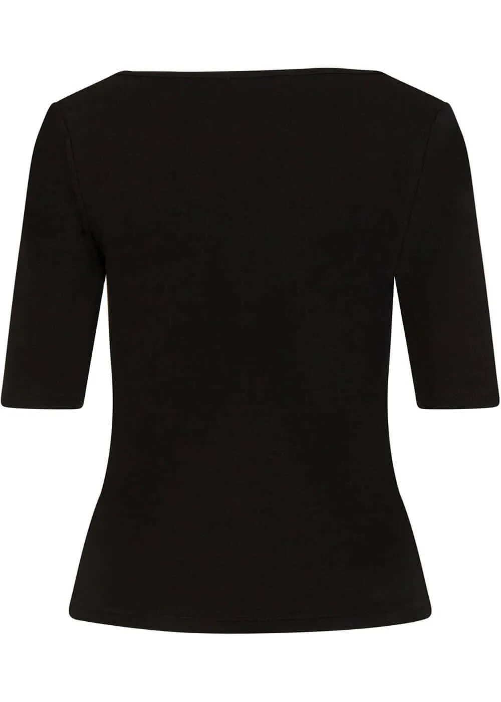 Hell Bunny Philippa 50's Top Black