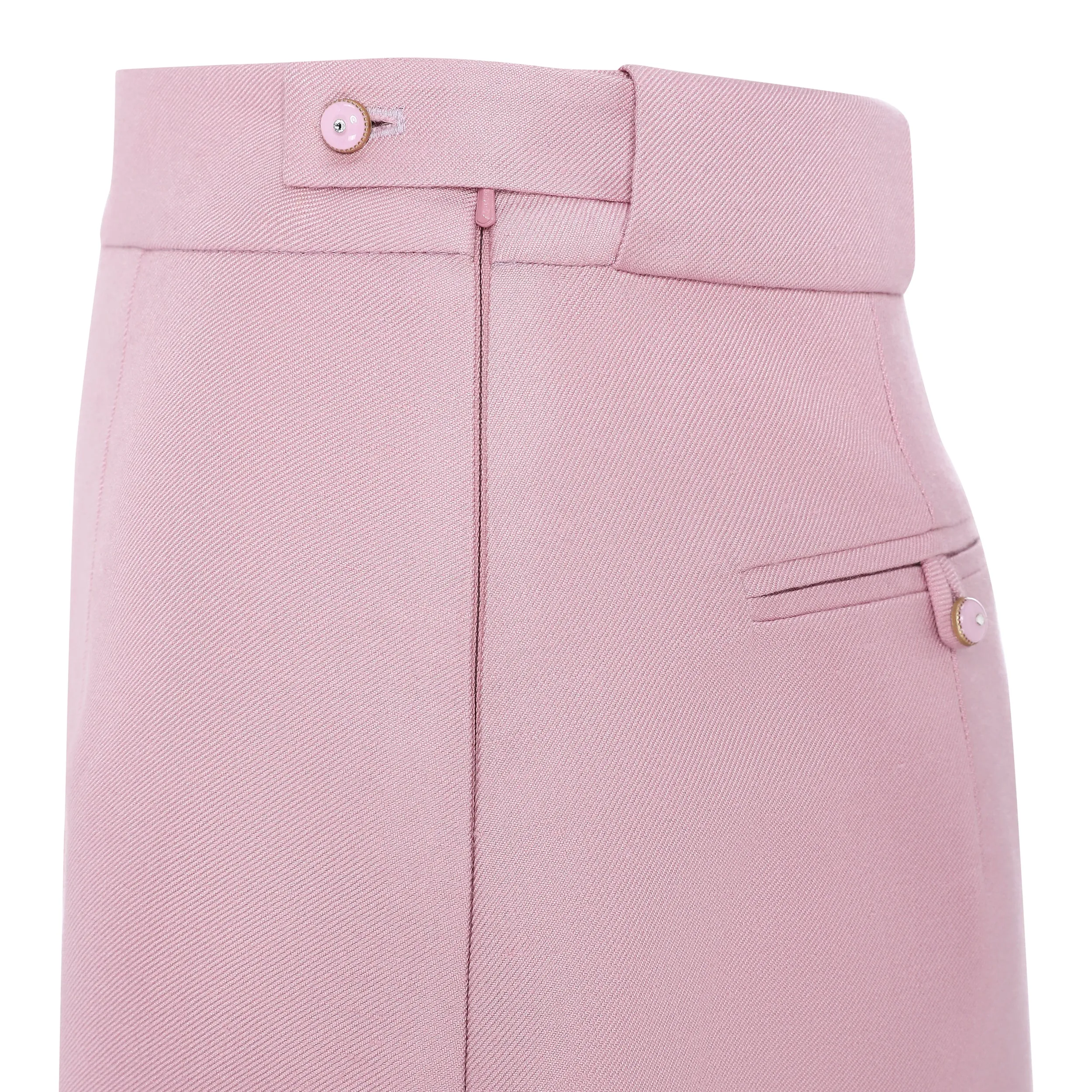High-Waisted Viscose Flared Skirt  (Try-on)