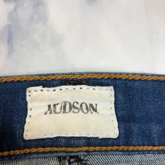 Hudson Jeans Foxy Marianne Pencil Skirt Denim Blue