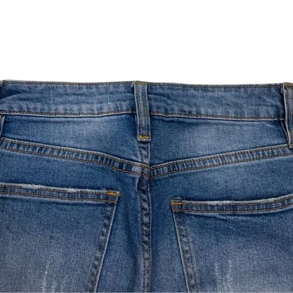 I&amp;M Jeans Ripped High Rise Erin Relaxed Fit Size 0 Comfy Distressed Denim
