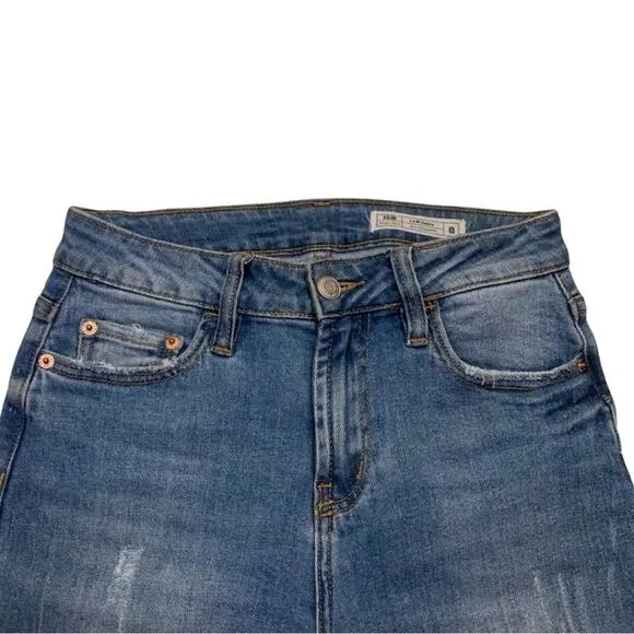 I&amp;M Jeans Ripped High Rise Erin Relaxed Fit Size 0 Comfy Distressed Denim