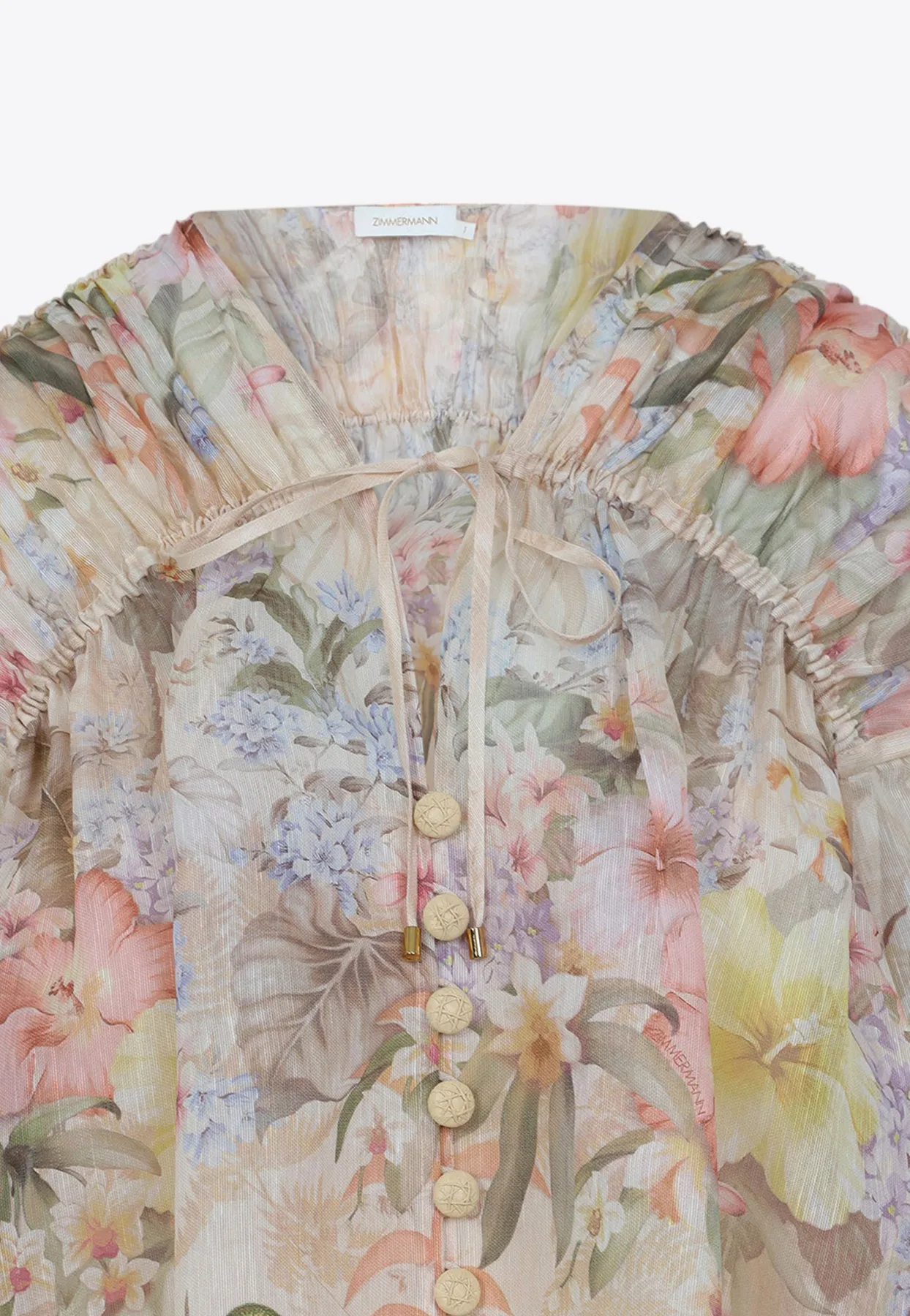 Illuminate Linen Floral Blouse