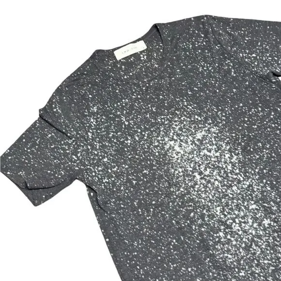 IRO X REVOLVE Lina‎ dark grey robe Midi short sleeve Tshirt dress sz large