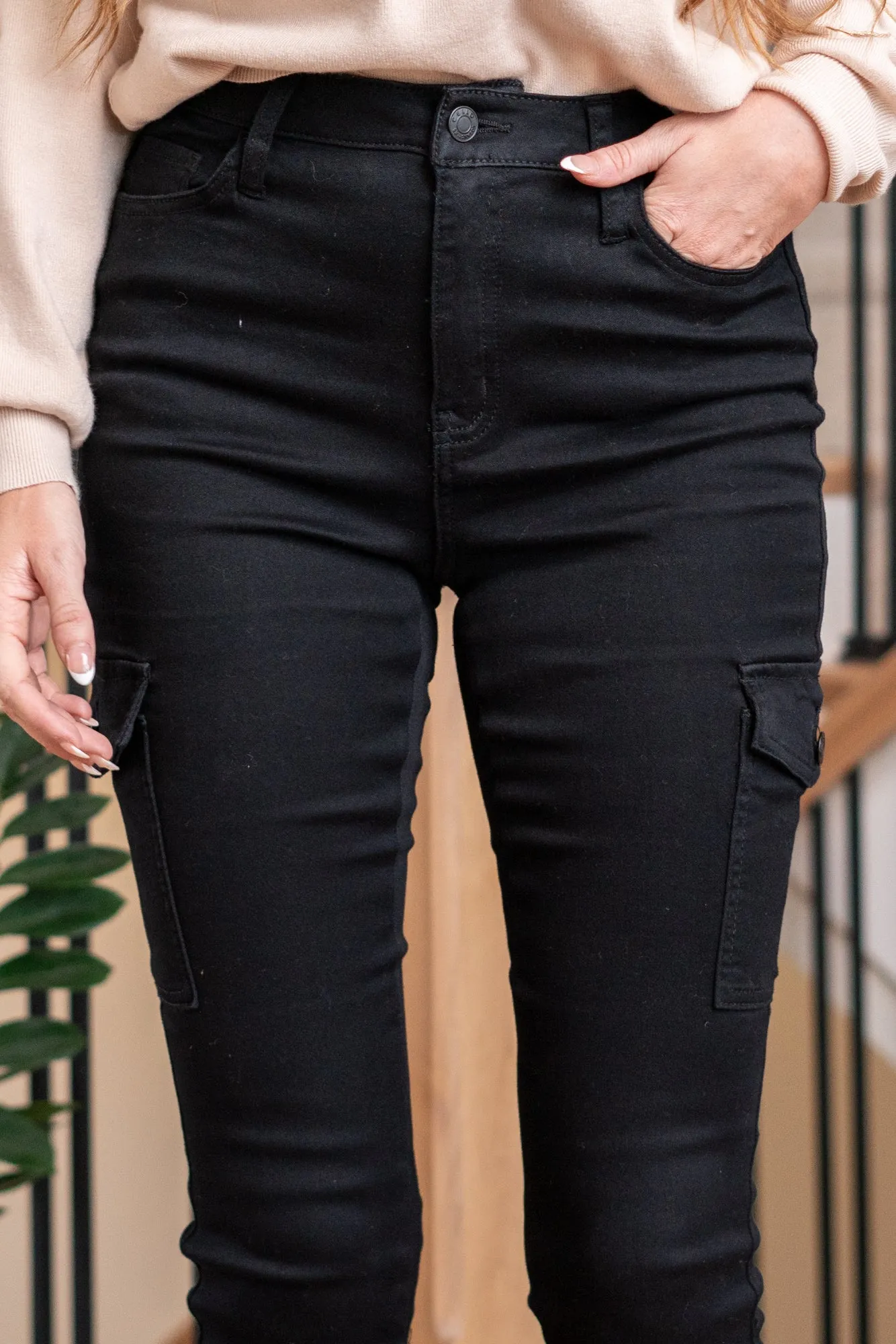 Jenny High Rise Cargo Skinny