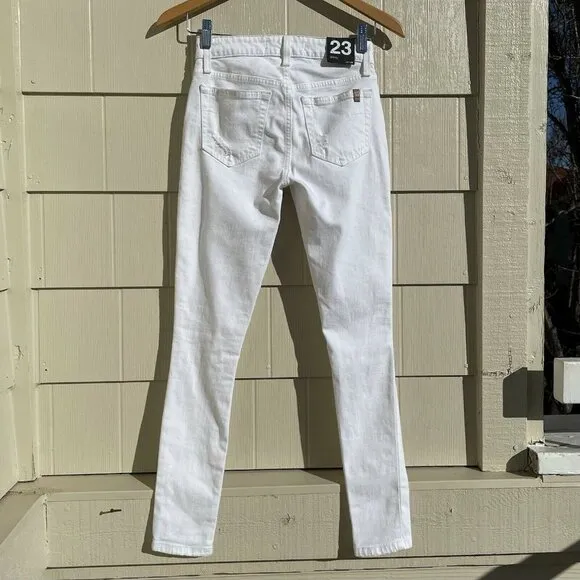 Joe's Jeans Ankle Crop Skinny Jeans Distressed