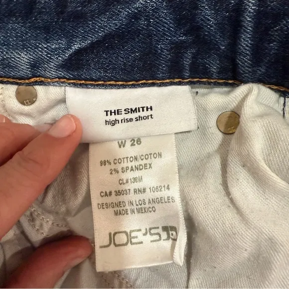 JOE’S JEANS High-Waisted Denim Shorts