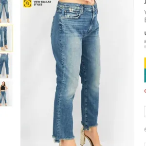 Joe's Jeans Women's 29 The Luna High Rise Cigarette Ankle Stretch Raw Hem