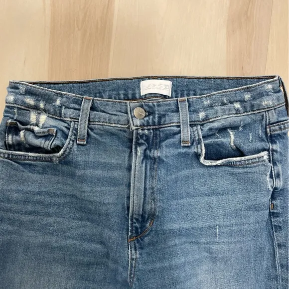 Joe's Jeans Women's 29 The Luna High Rise Cigarette Ankle Stretch Raw Hem