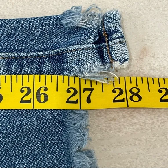 Joe's Jeans Women's 29 The Luna High Rise Cigarette Ankle Stretch Raw Hem