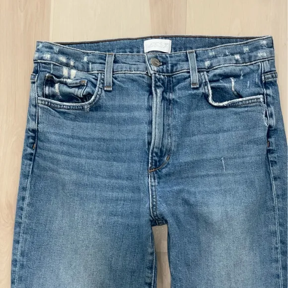 Joe's Jeans Women's 29 The Luna High Rise Cigarette Ankle Stretch Raw Hem