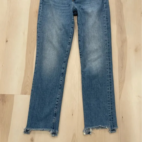 Joe's Jeans Women's 29 The Luna High Rise Cigarette Ankle Stretch Raw Hem