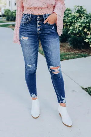 Johanna Distressed Skinny Jeans