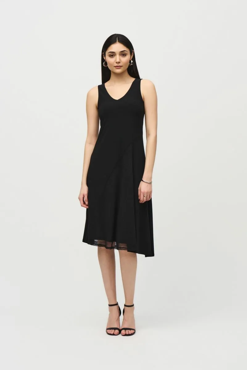 Joseph Ribkoff Asymmetrical Sleeveless A-Line Dress 242110