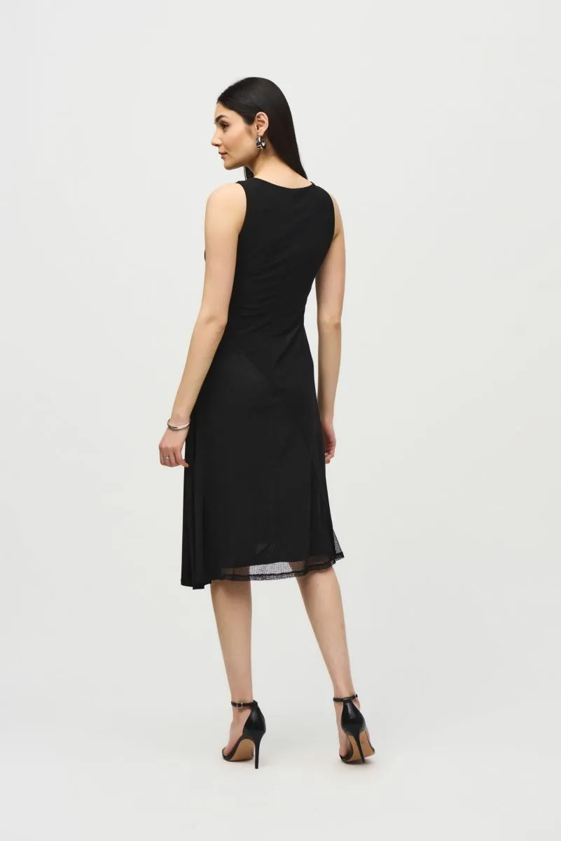 Joseph Ribkoff Asymmetrical Sleeveless A-Line Dress 242110