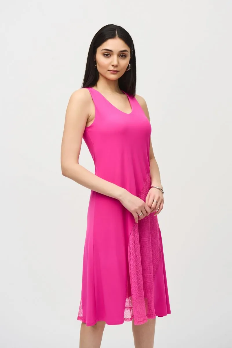 Joseph Ribkoff Asymmetrical Sleeveless A-Line Dress 242110