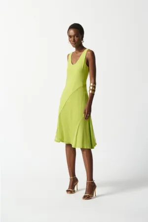 Joseph Ribkoff Asymmetrical Sleeveless A-Line Dress 242110