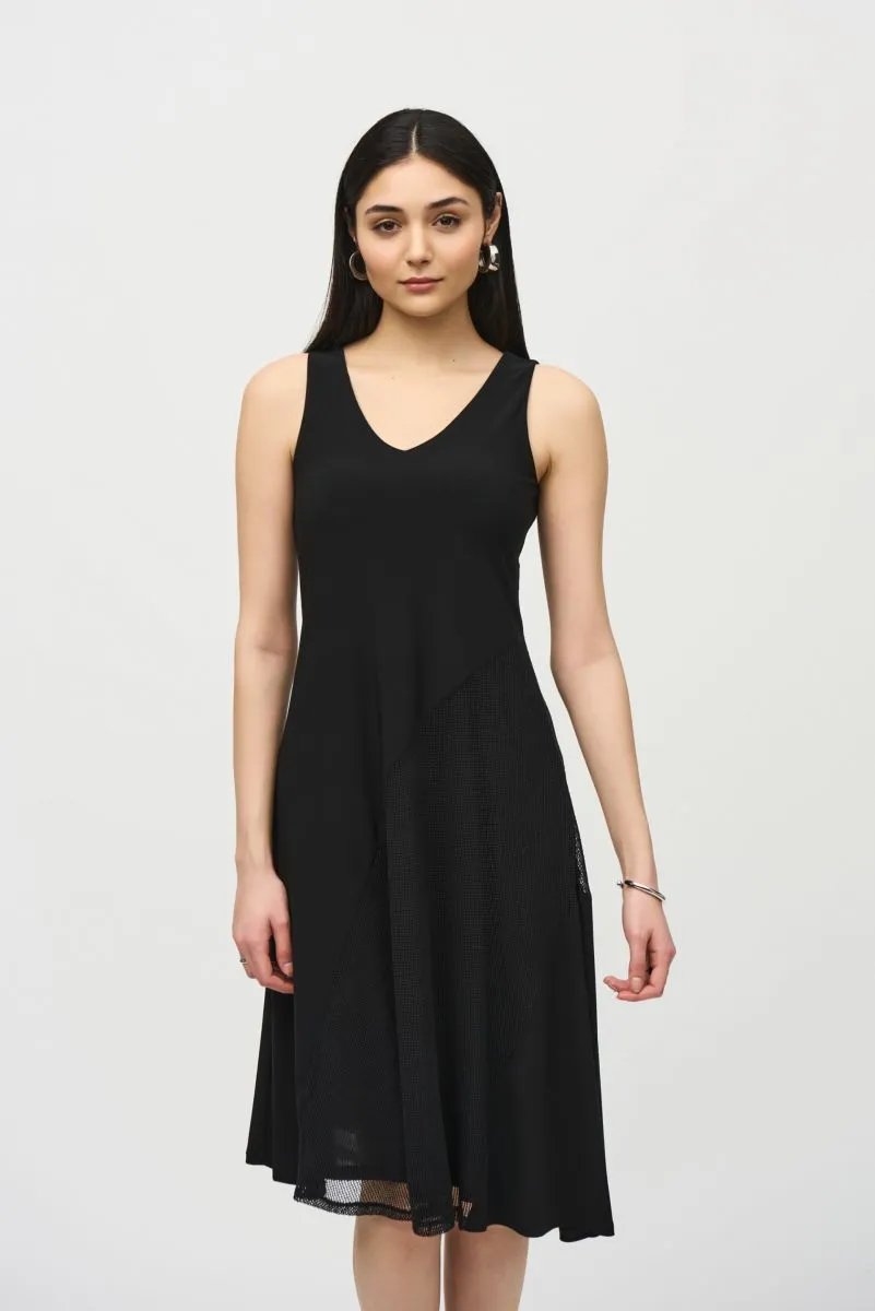 Joseph Ribkoff Asymmetrical Sleeveless A-Line Dress 242110