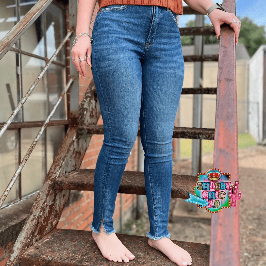 Judy Blue Tummy Control Non Distressed Jeans
