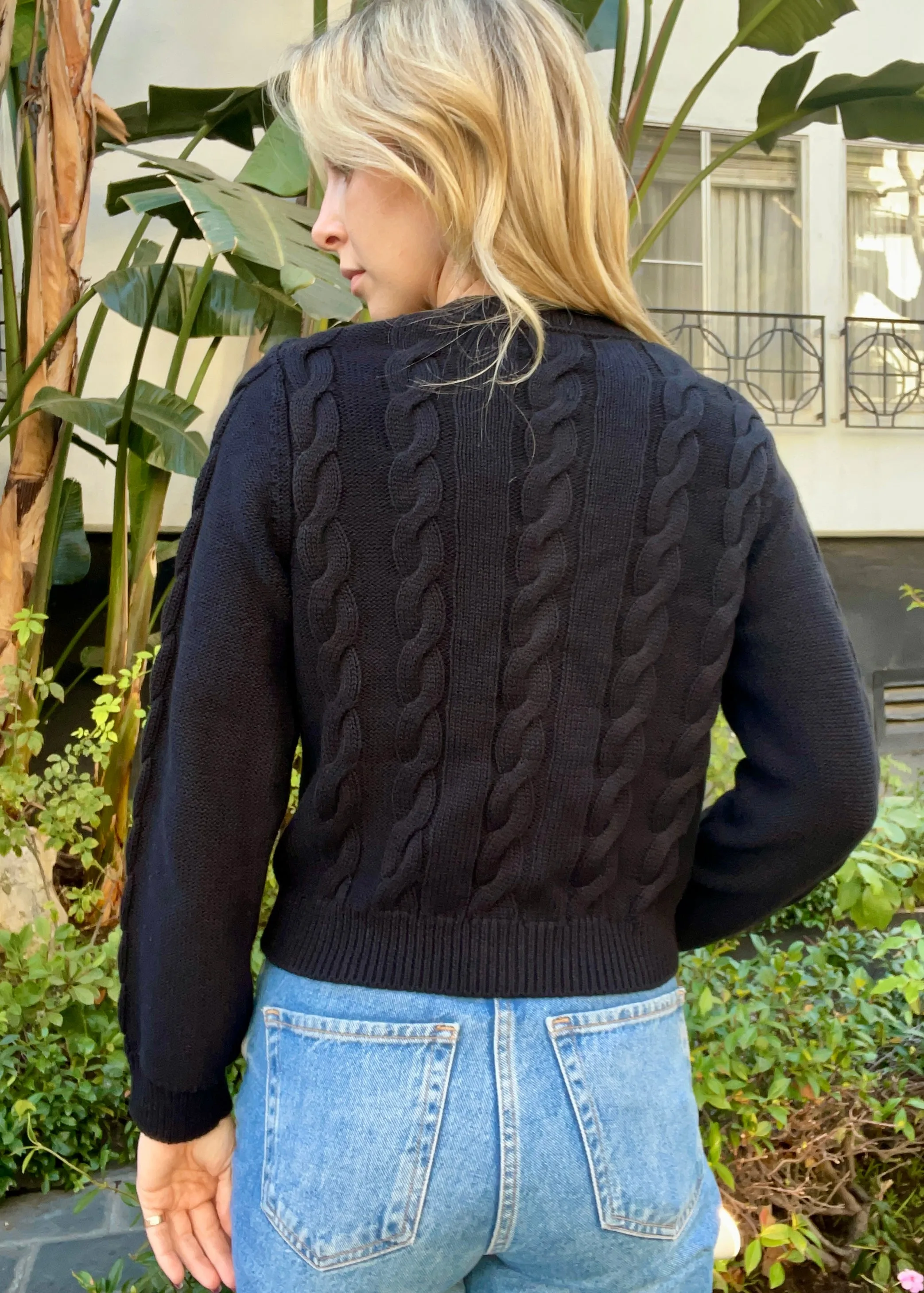 Juniper Cotton Cable Cardigan