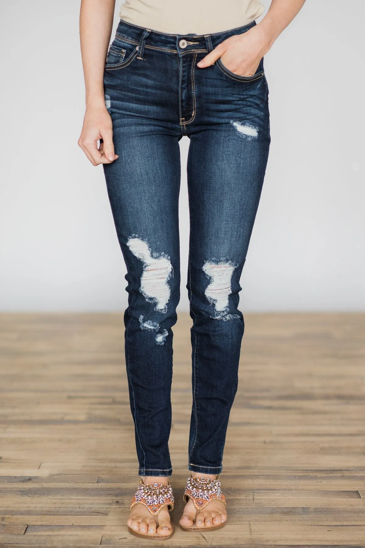 Kan Can Jeans ~ Rosey Wash