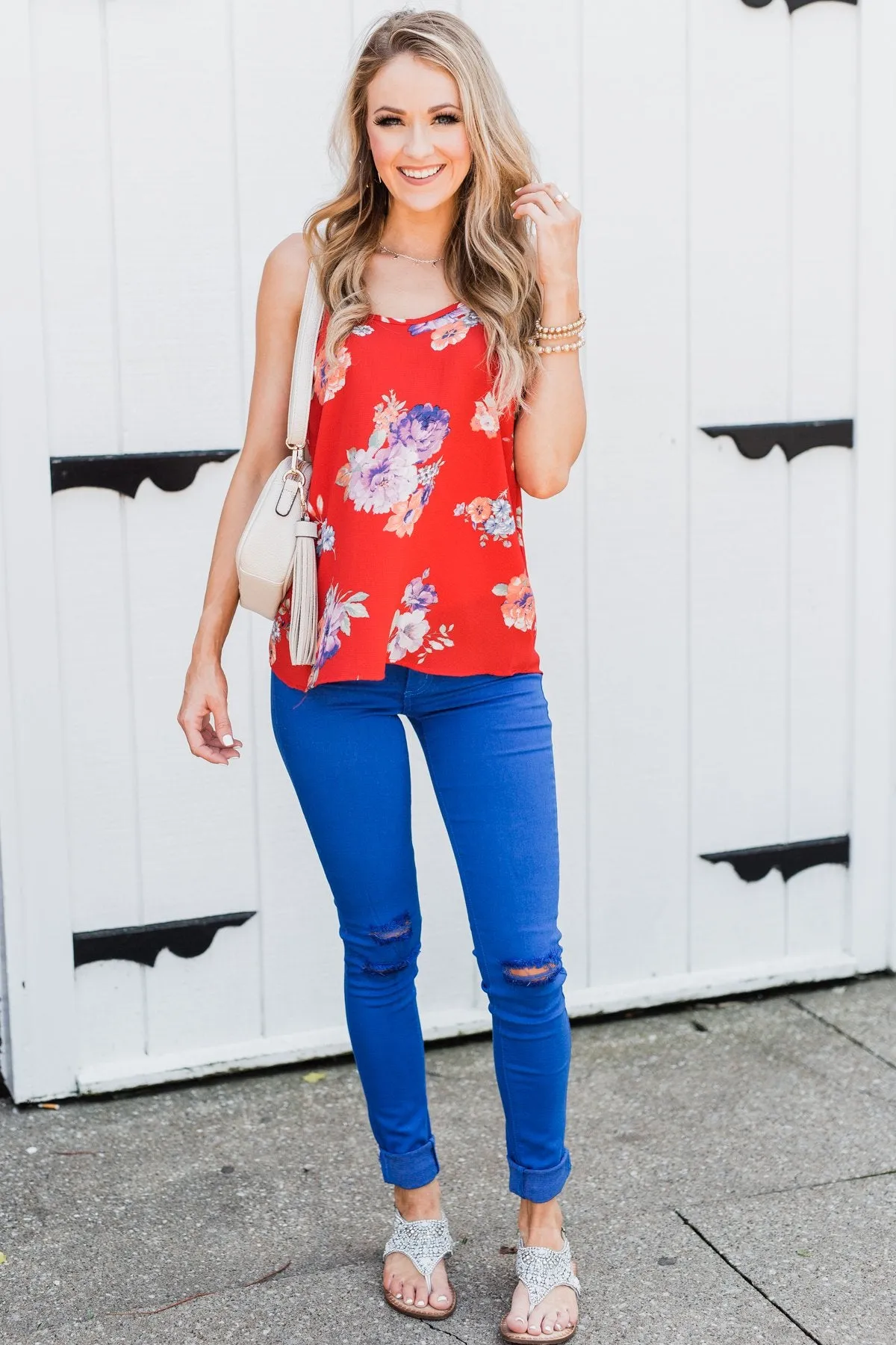 KanCan Colored Skinny Jeans- Royal Blue