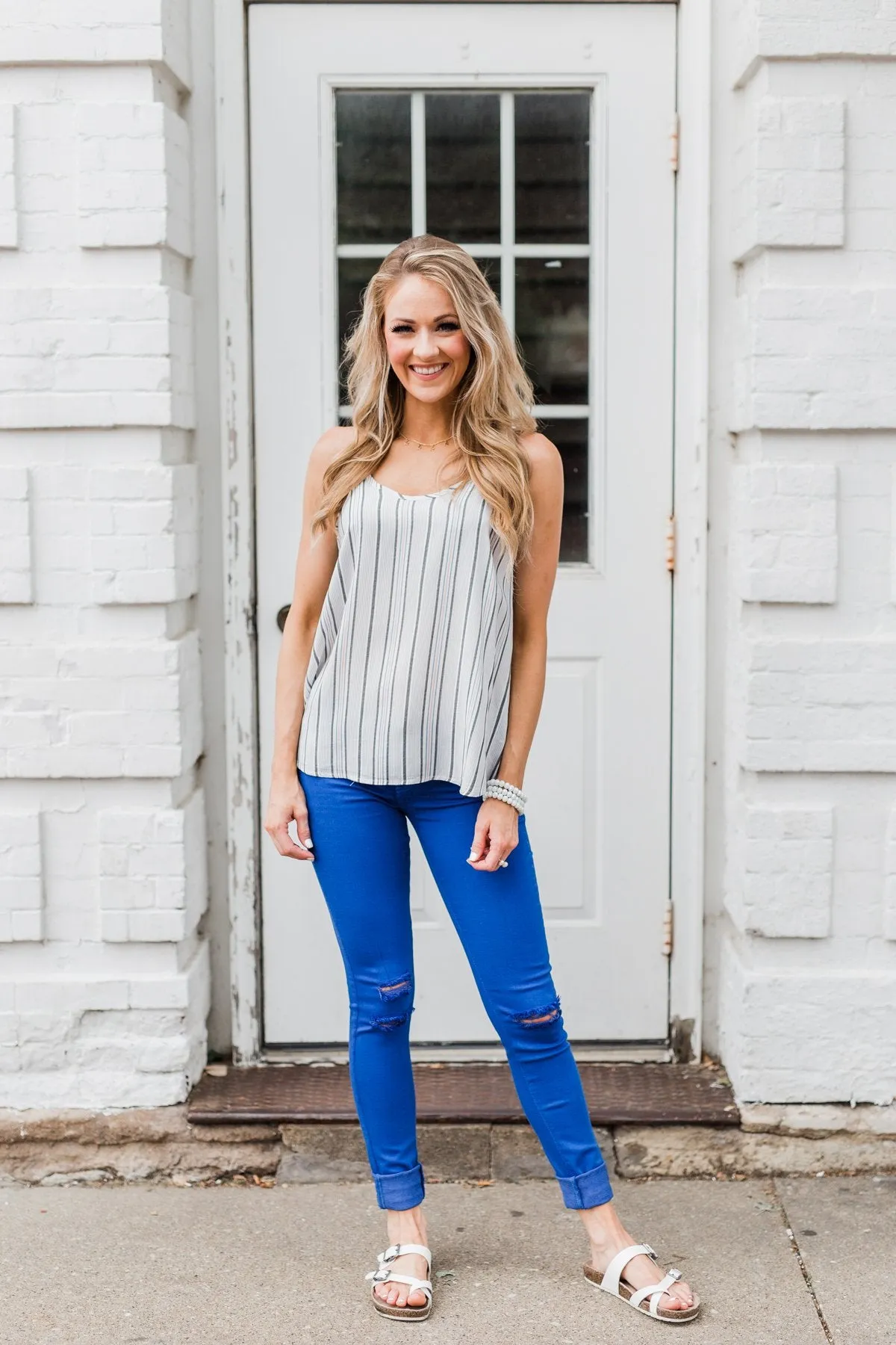 KanCan Colored Skinny Jeans- Royal Blue