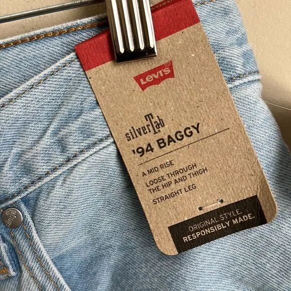 Levi’s Silvertab Baggy Mid-Rise Jeans 31/31