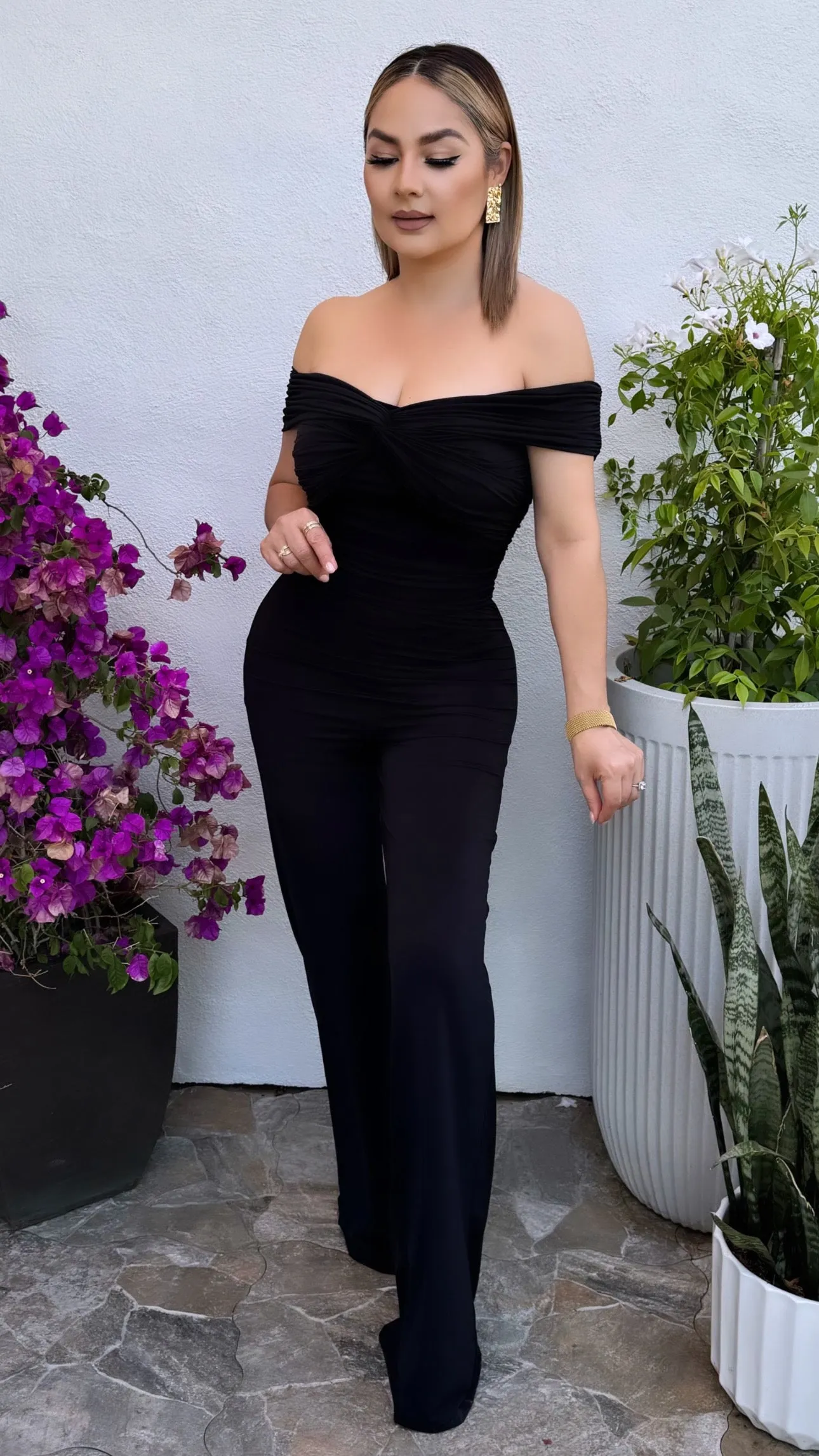 LOVE ME NOW BLACK JUMPSUIT