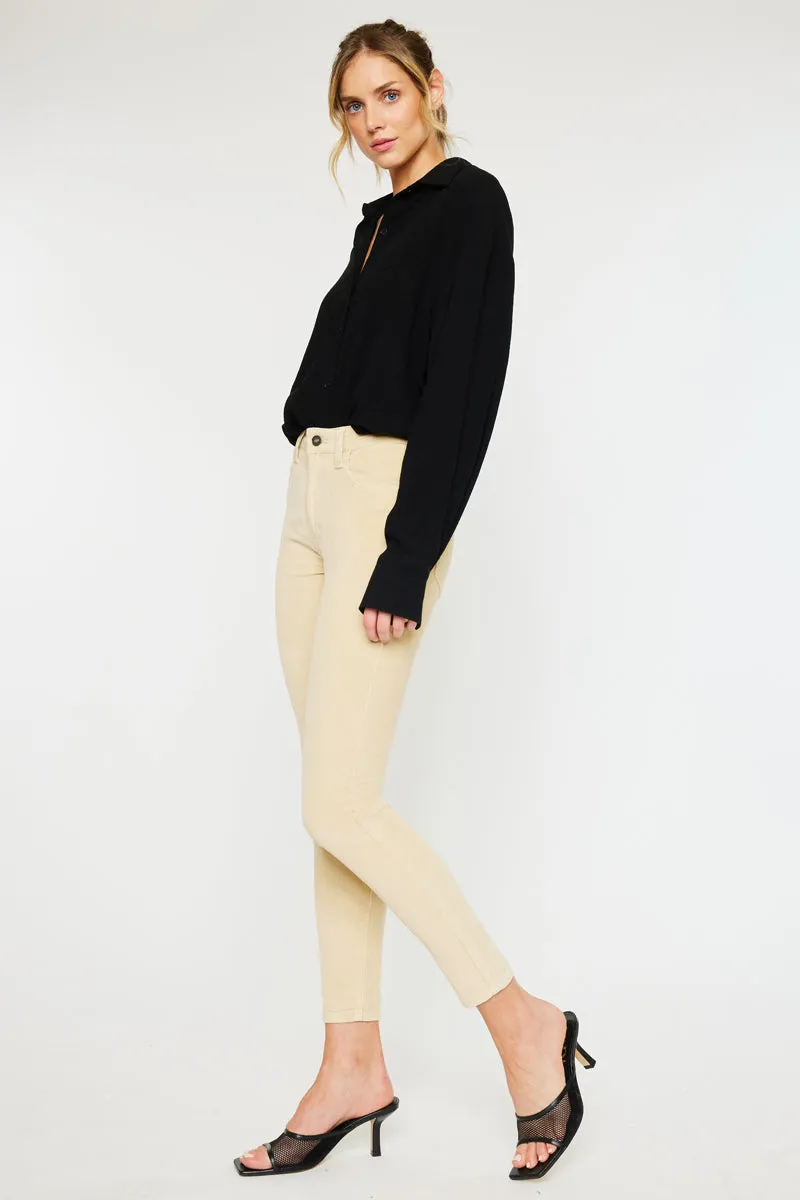 Lupe High Rise Skinny Corduroy Jeans