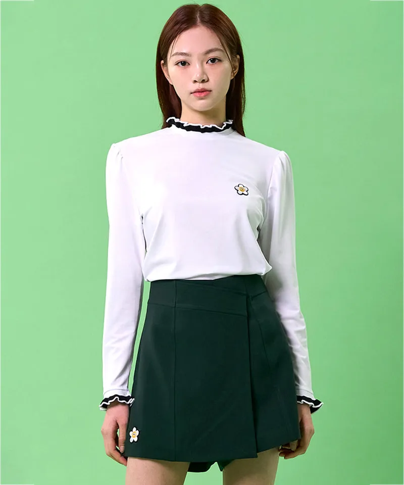 MACKY Golf: Eilie Wrap Skirt Pants - Green