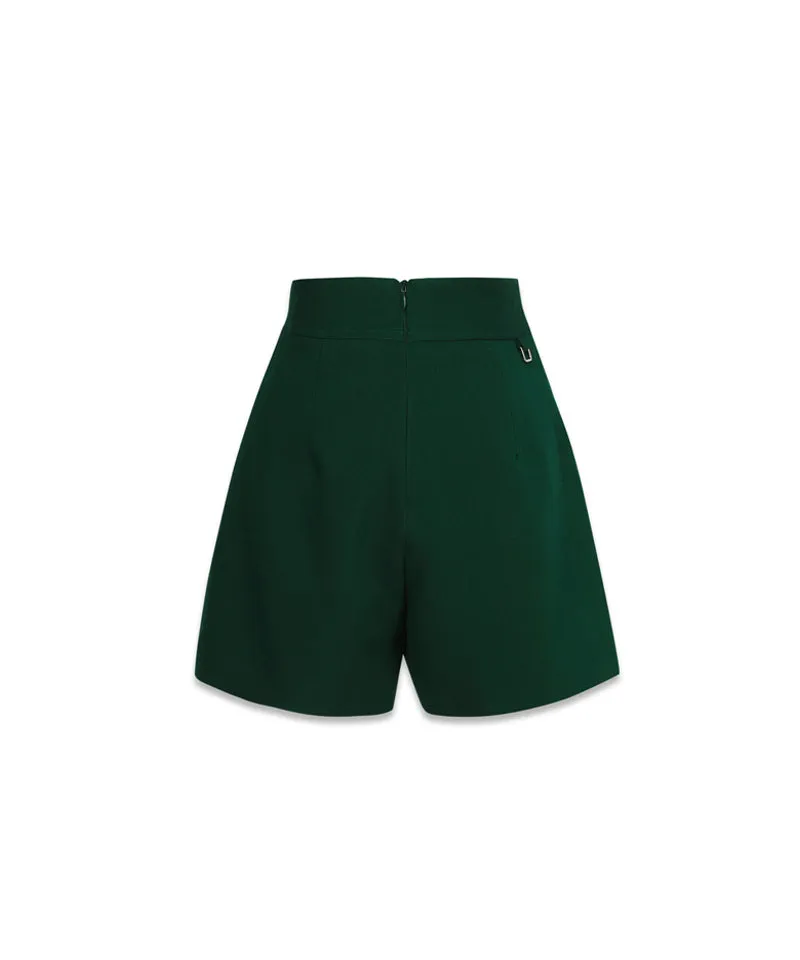 MACKY Golf: Eilie Wrap Skirt Pants - Green