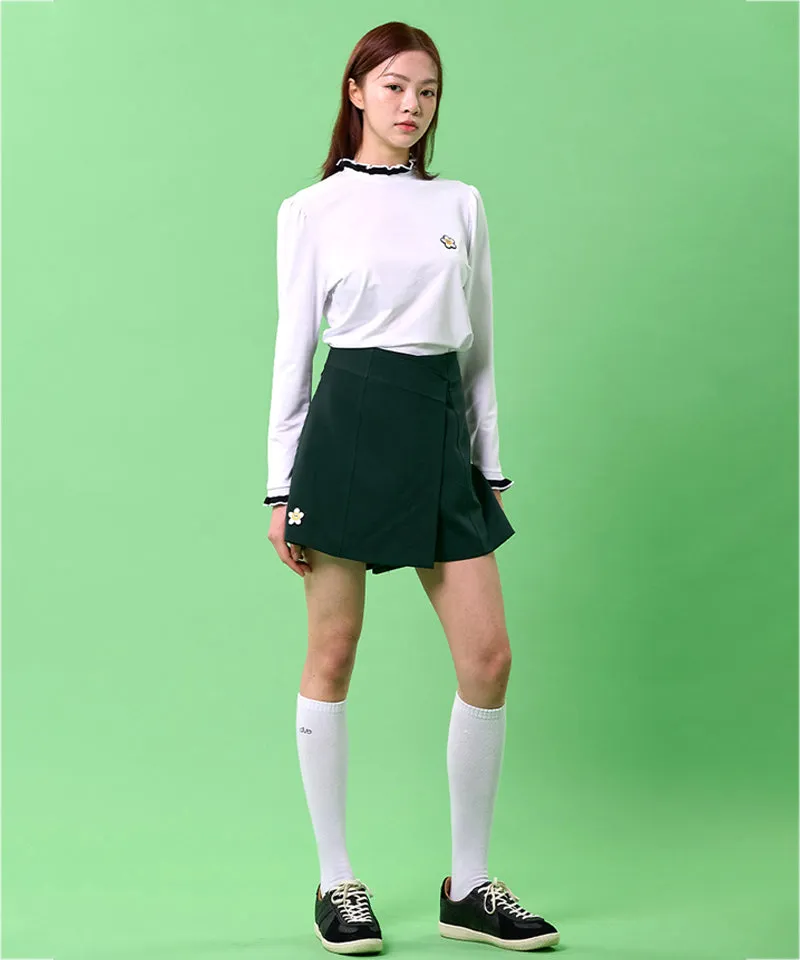 MACKY Golf: Eilie Wrap Skirt Pants - Green