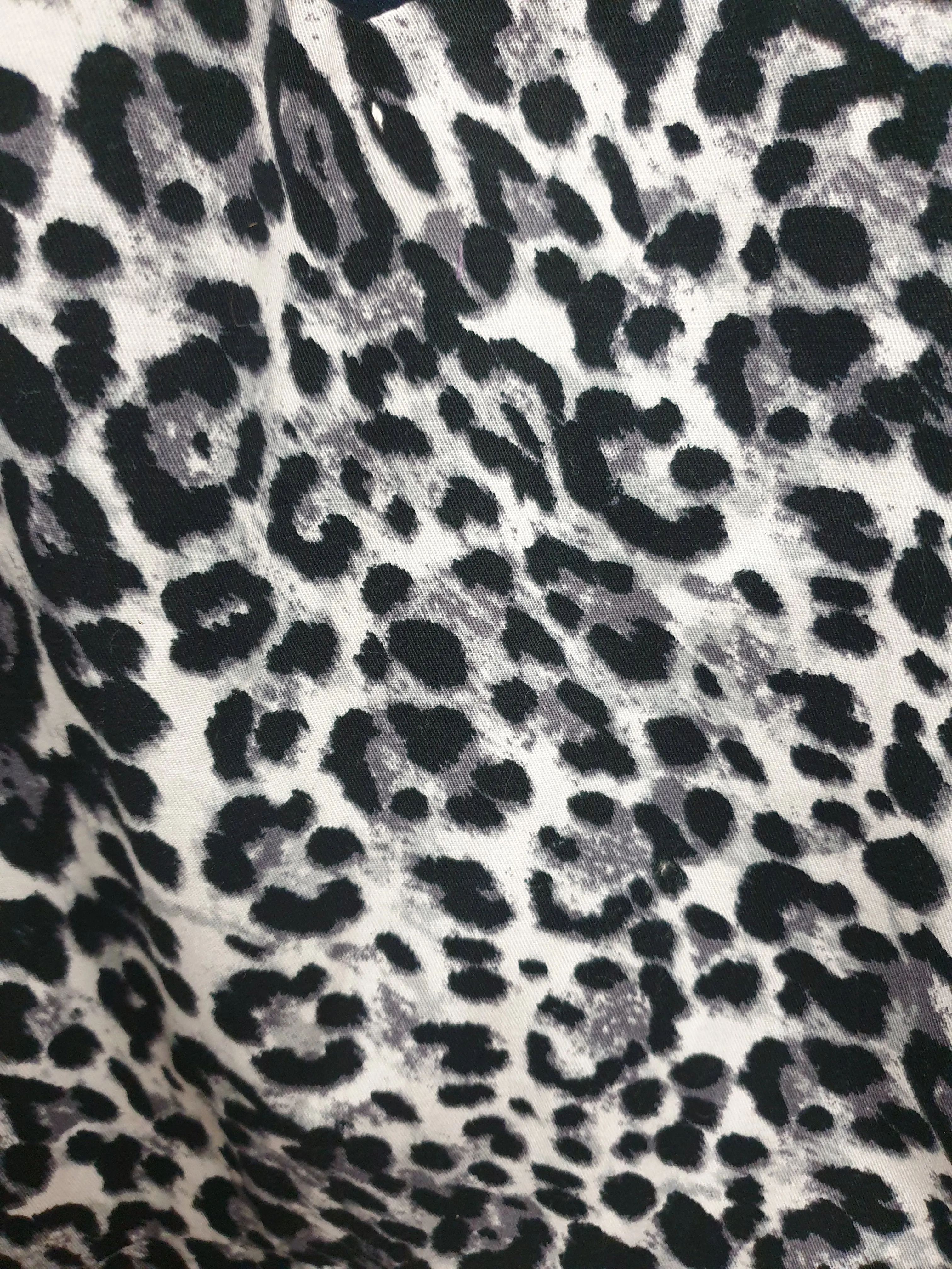 Made590 black leopard print sleeveless dress size 4XL