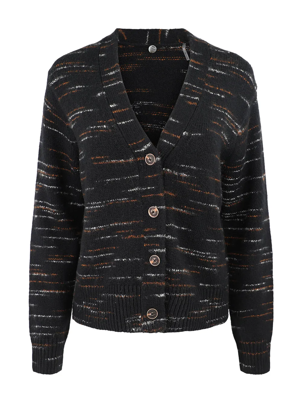 Margaret O'Leary Bistro Cardigan in Liquorice