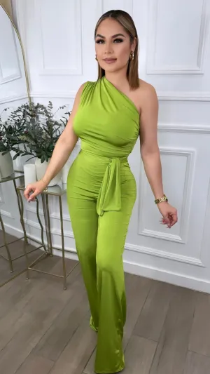 MARIE GREEN JUMPSUIT