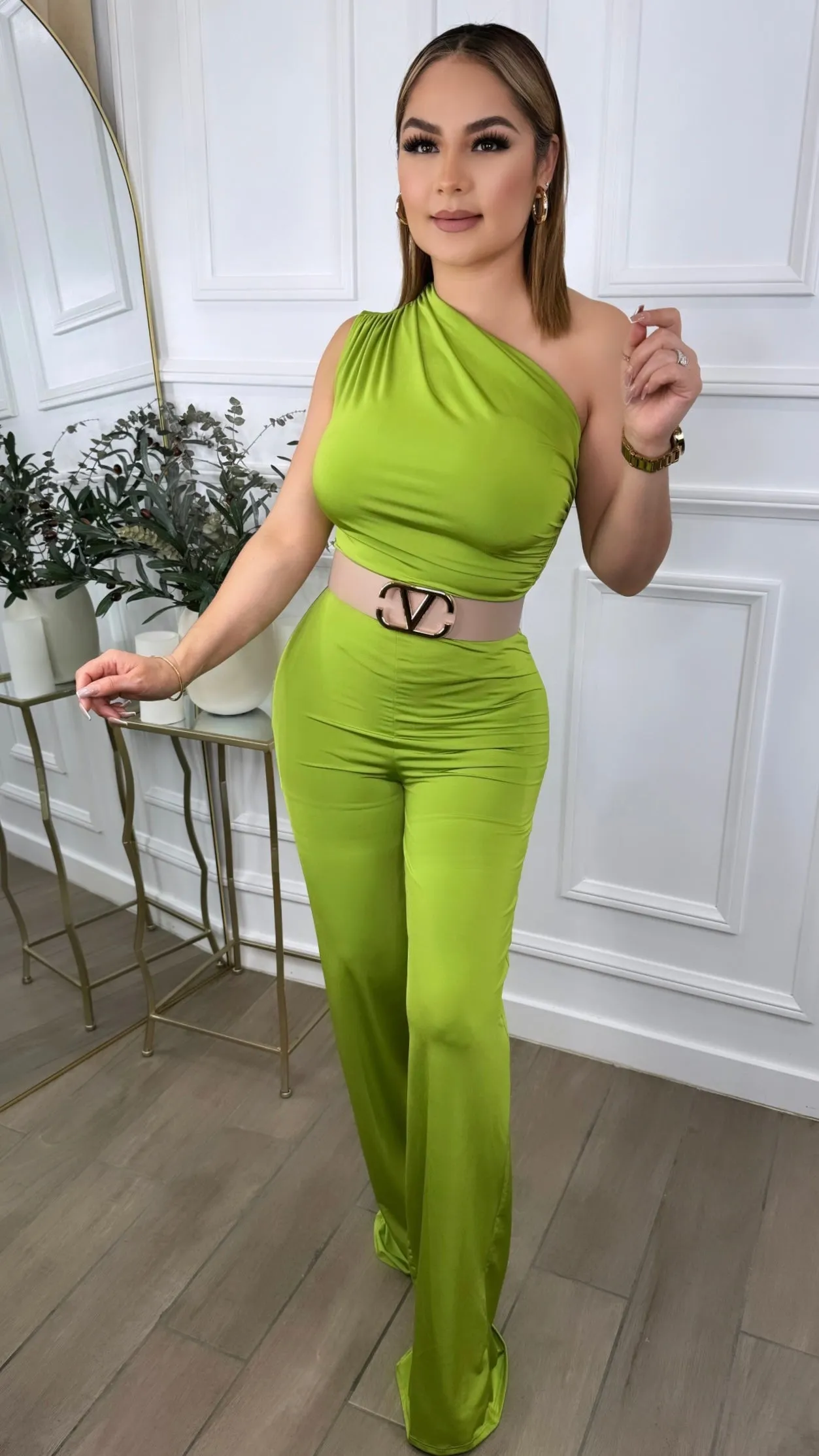MARIE GREEN JUMPSUIT