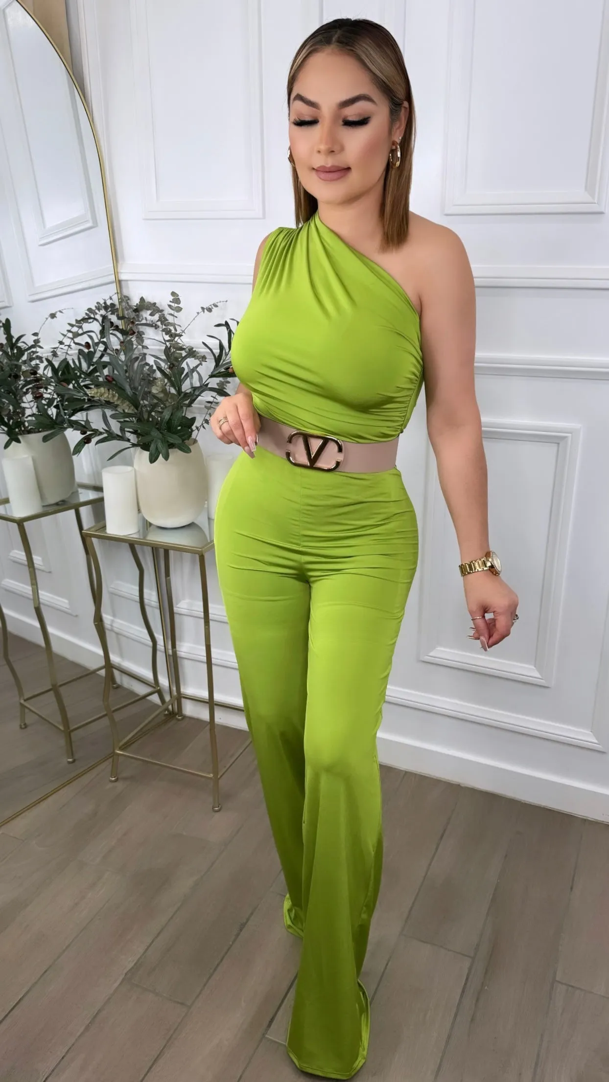 MARIE GREEN JUMPSUIT