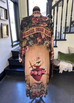 Market Of Stars Courage Dear Sacred Heart Lange Kimono Multi