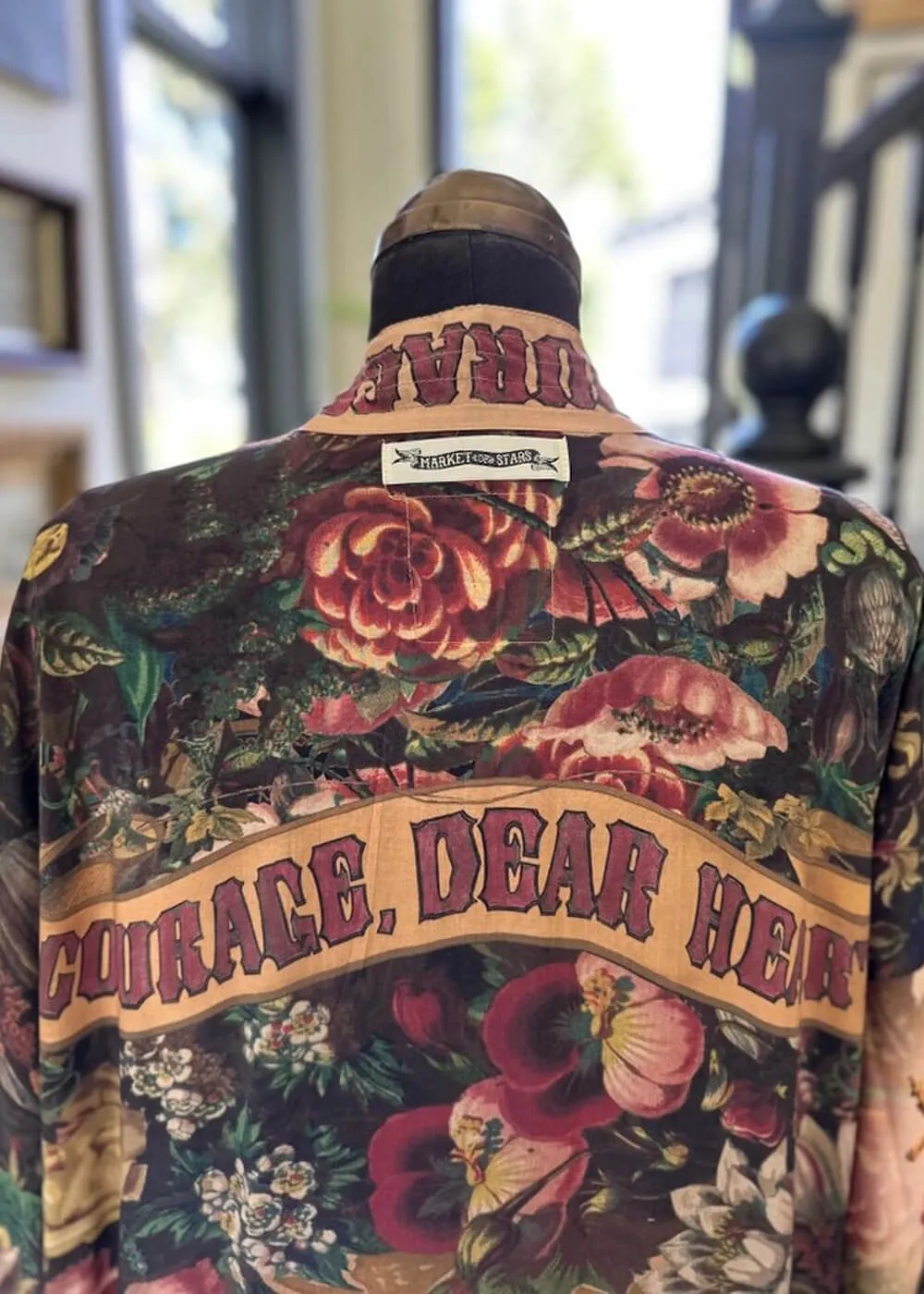 Market Of Stars Courage Dear Sacred Heart Lange Kimono Multi