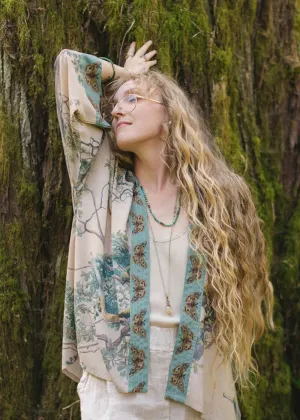 Market Of Stars Earth & Sky Korte Kimono Creme