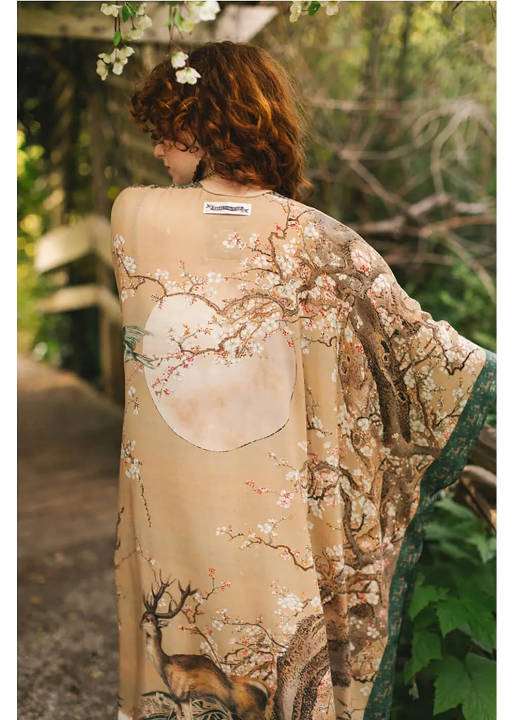 Market Of Stars Fable Bohemian Goddess Midi Kimono Bruin