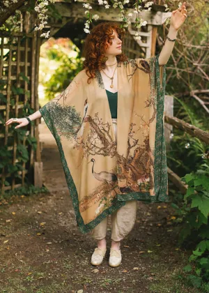 Market Of Stars Fable Bohemian Goddess Midi Kimono Bruin