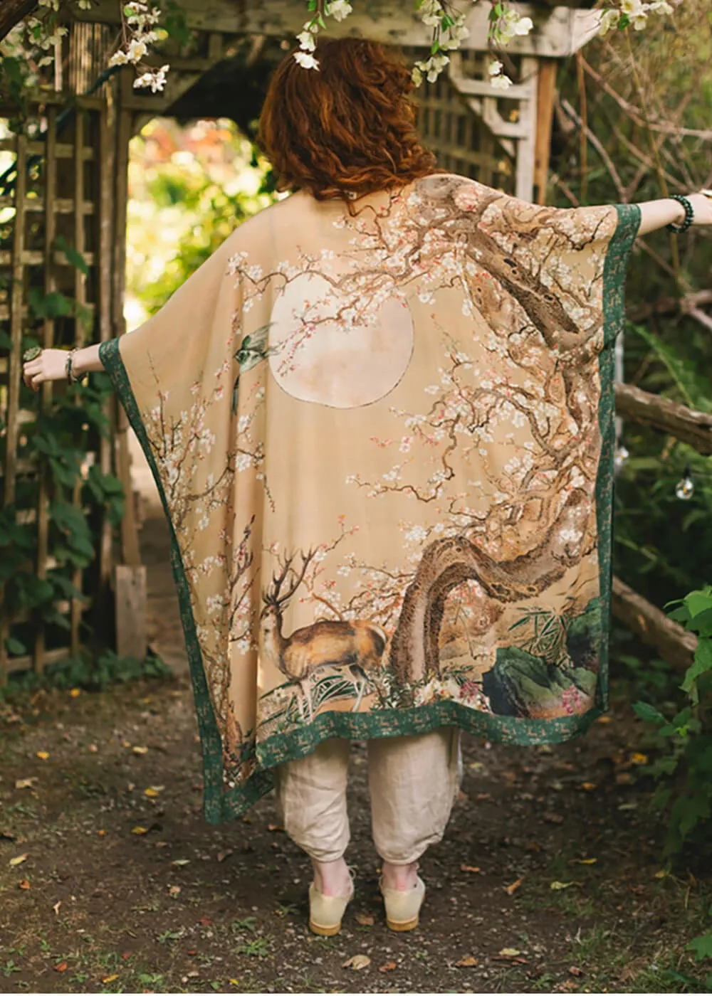 Market Of Stars Fable Bohemian Goddess Midi Kimono Bruin