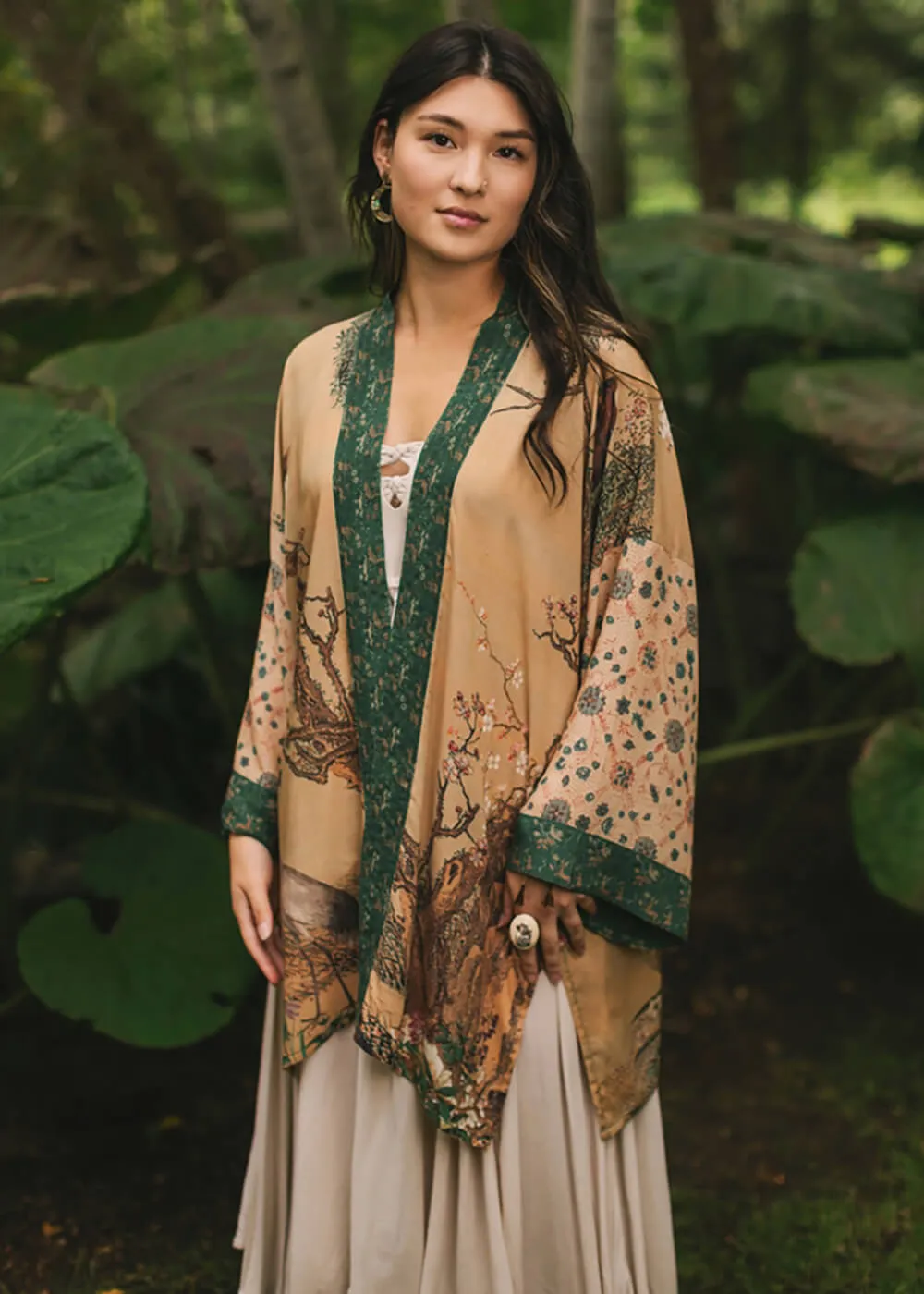 Market Of Stars Fable Matinée Midi Kimono Bruin