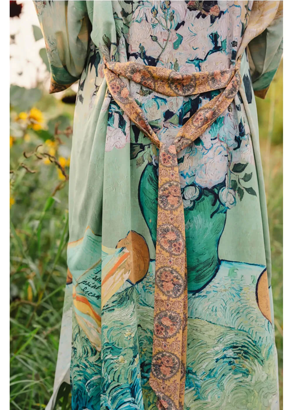 Market Of Stars I Paint My Dream Van Gogh Lange Kimono